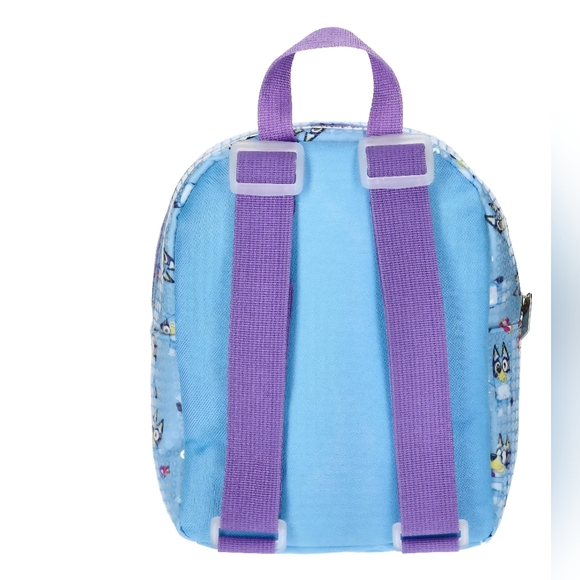 Bluey Kids Backpack with Purple Accents - Picture 2 of 4